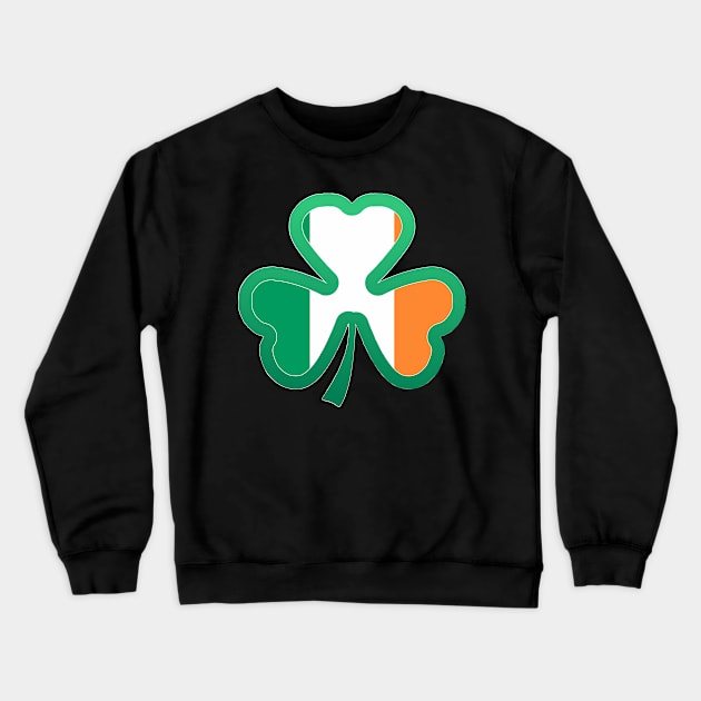 Irish Flag for st patricks day, Irish Shamrock Crewneck Sweatshirt by Myteeshirts